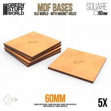 Basi MDF Old World - Quadrate 60 mm